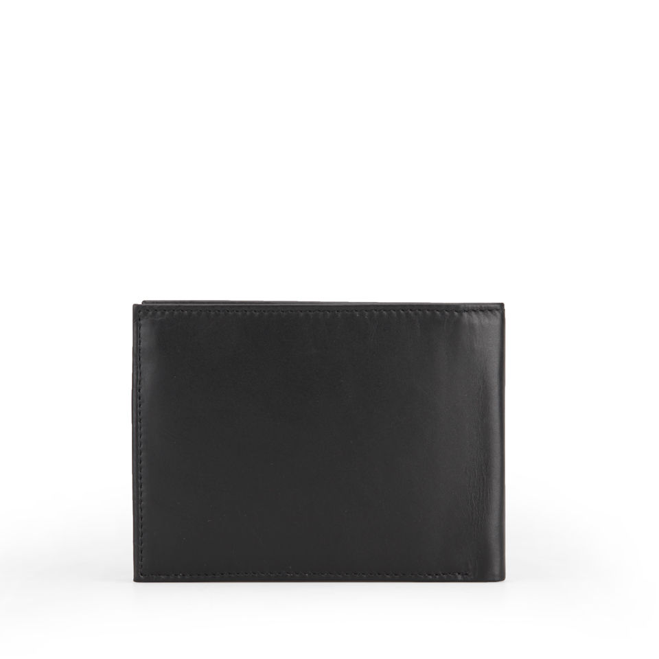Tommy Hilfiger Men's Eton Leather Credit Card Holder and Coin Pocket - Black