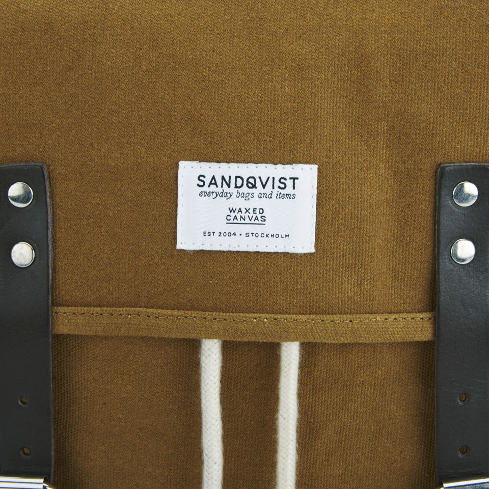 Sandqvist Men's Bob Waxed Backpack - Khaki