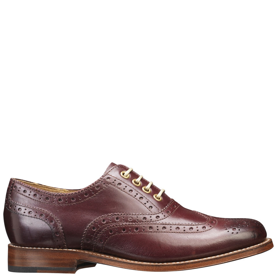 Grenson Women s Rose Brogues Oxblood Coggles