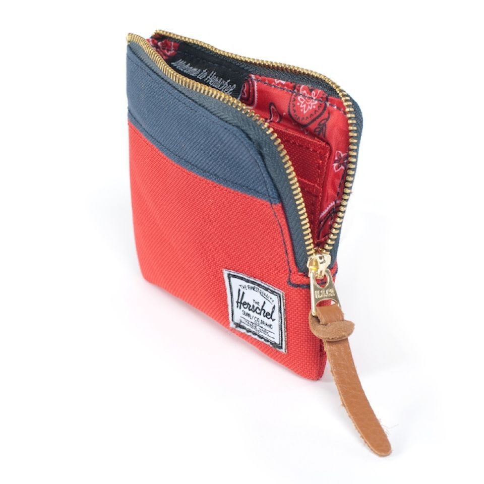 Herschel Supply Co. Johnny Wallet - Navy/Red