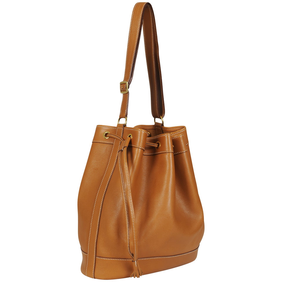 Hermes Vintage Leather Bucket Bag