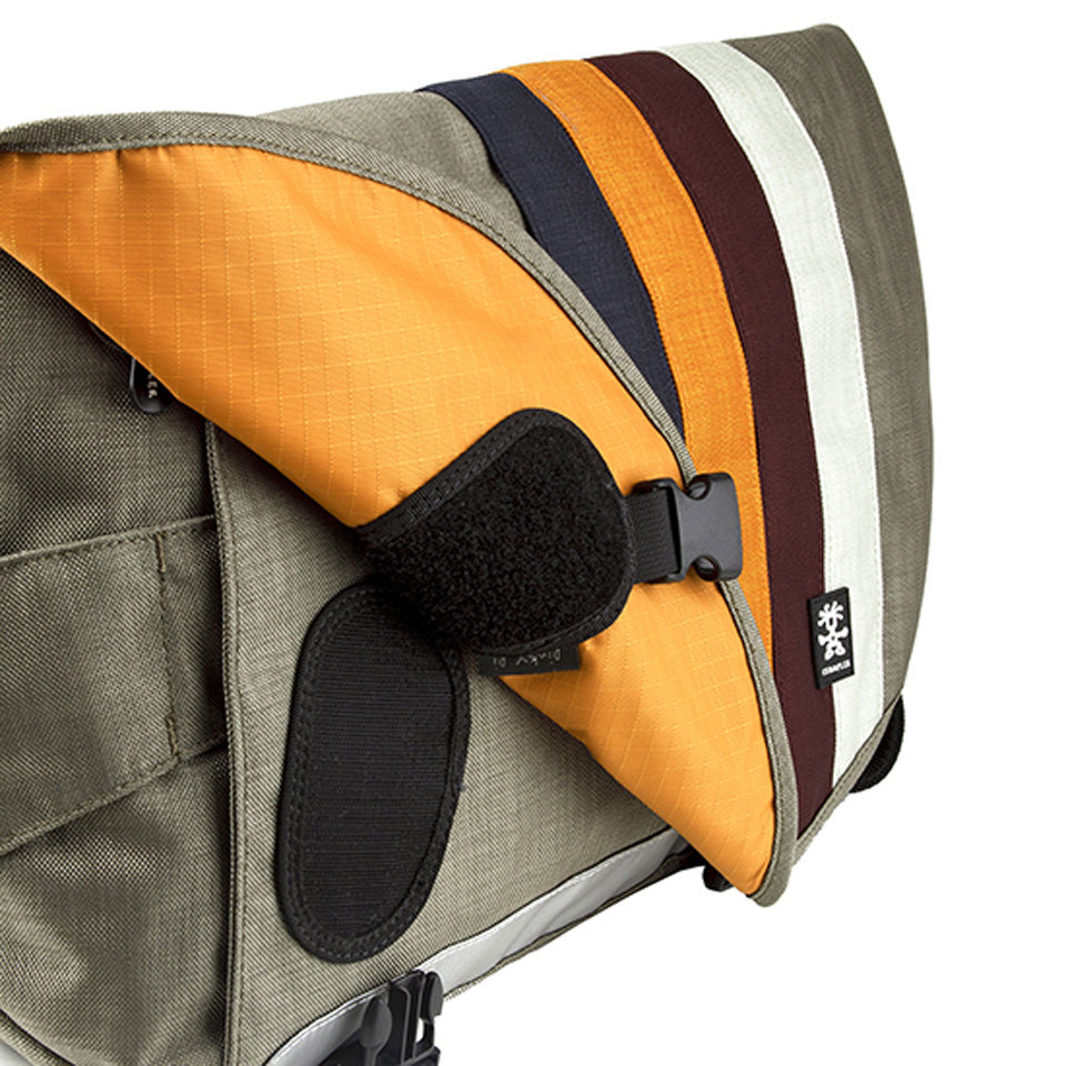 Crumpler Dinky Di Messenger Bag - Dusty Khaki/ Orange