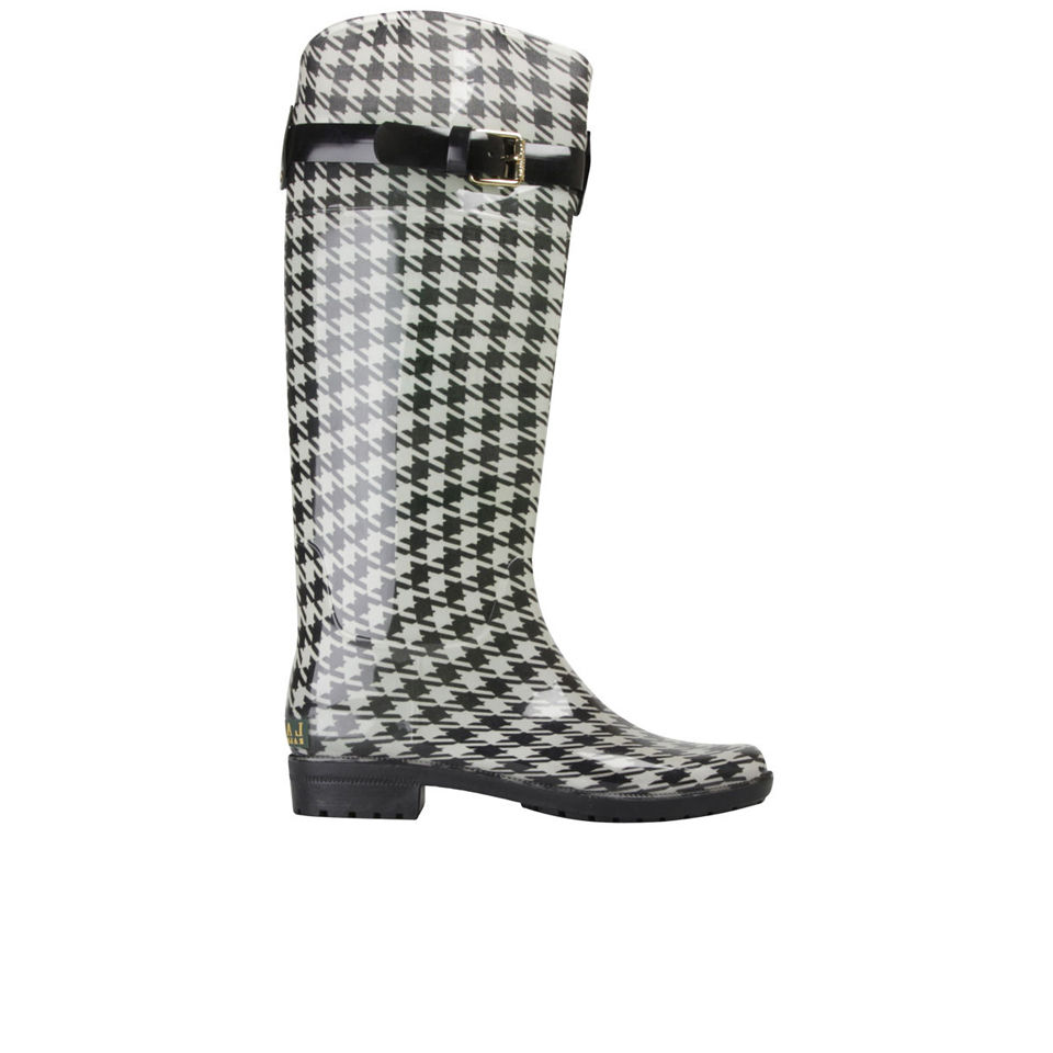Ralph lauren black rain boots hot sale