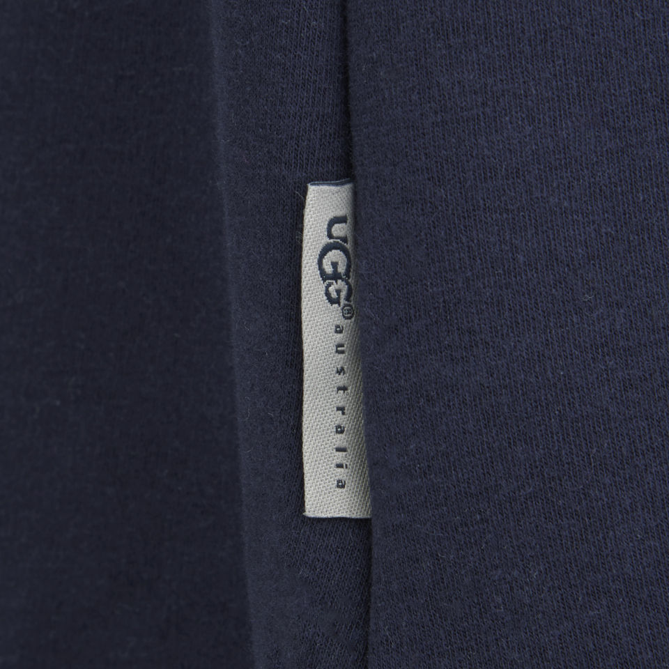 UGG Women's Duffield Double Knitted Fleece Collection Dressing Gown - Navy