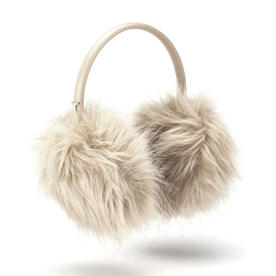 Ted Baker Faux Fur Earmuffs - Taupe