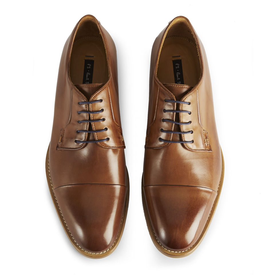 Paul Smith Shoes Men s Ernest Leather Shoes Tan Allsole