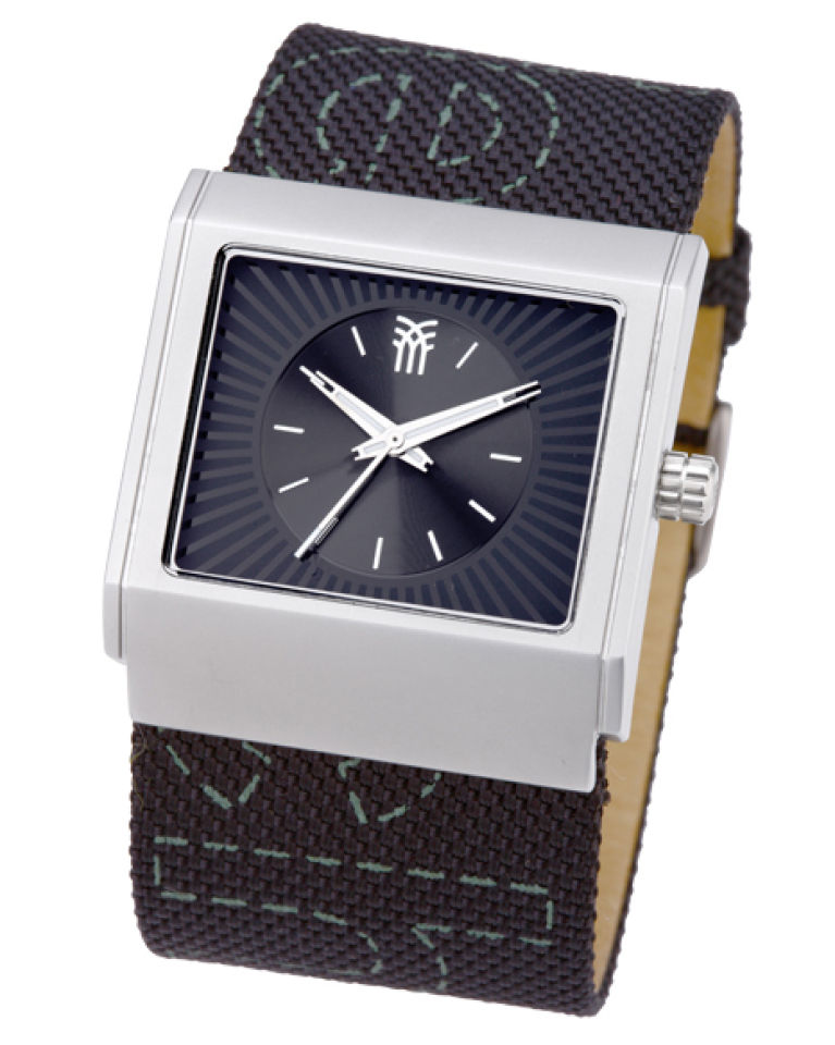 Fenchurch Canvas Logo Strap Watch
