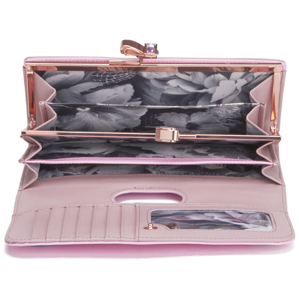 Ted Baker Women's Crystal Bow Patent Purse - Dusky Pink