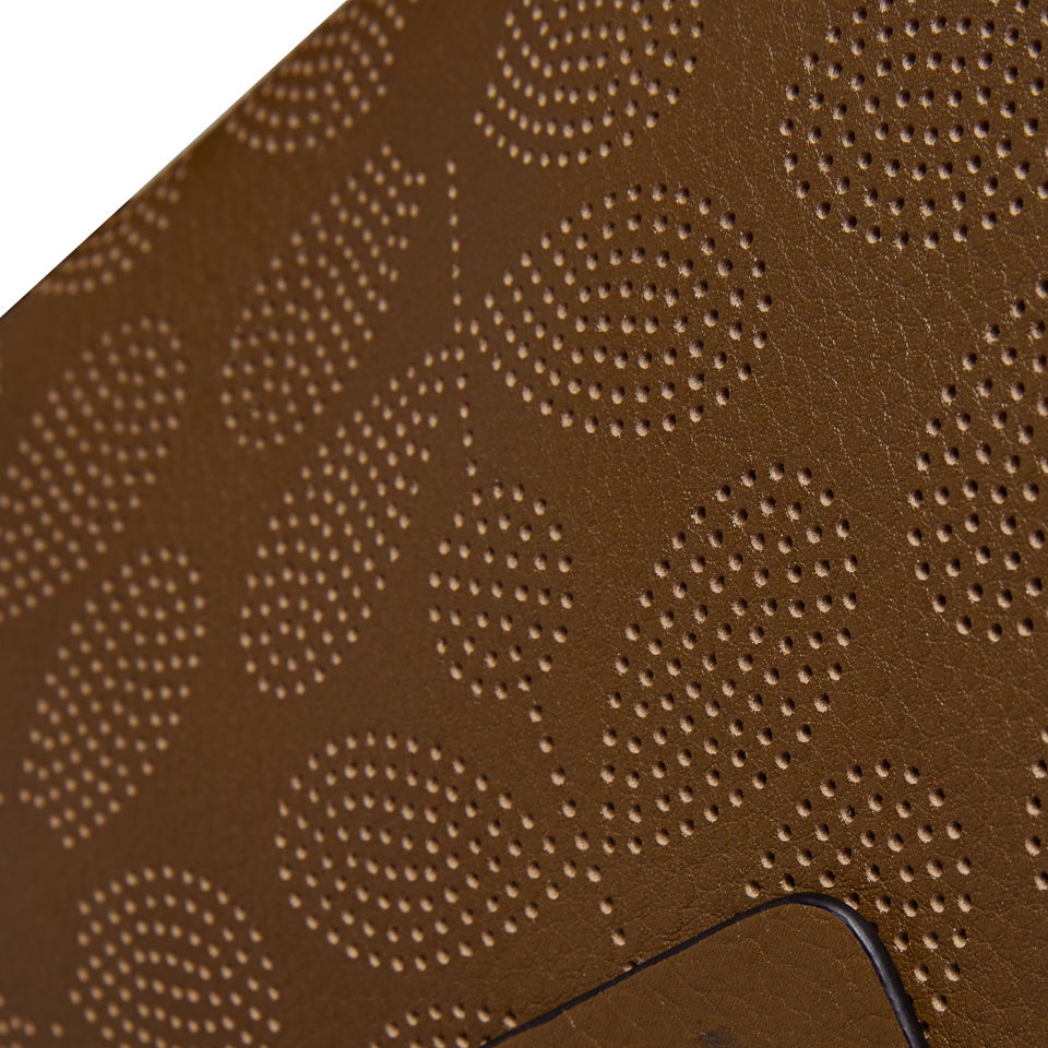 Orla Kiely Women s Sixties Stem Punched Leather Rosemary Bag Olive Coggles