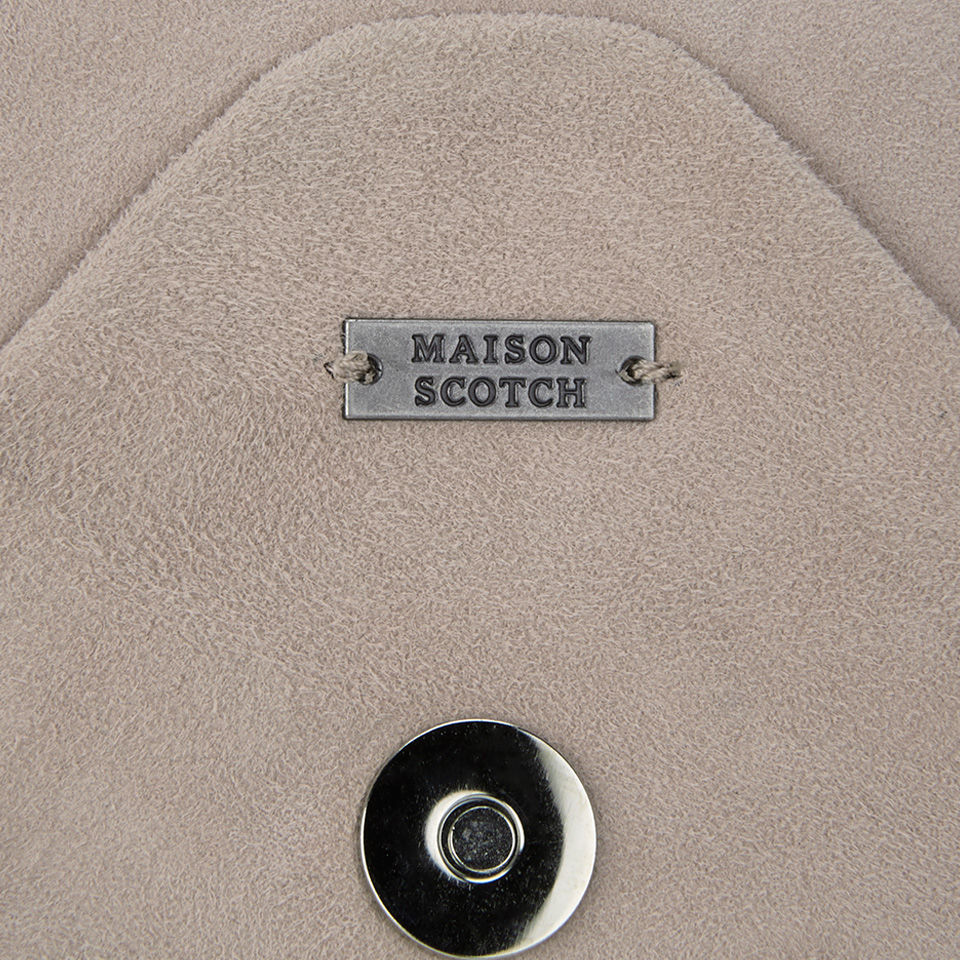 Maison Scotch Women's Leather Clutch Bag - Blush