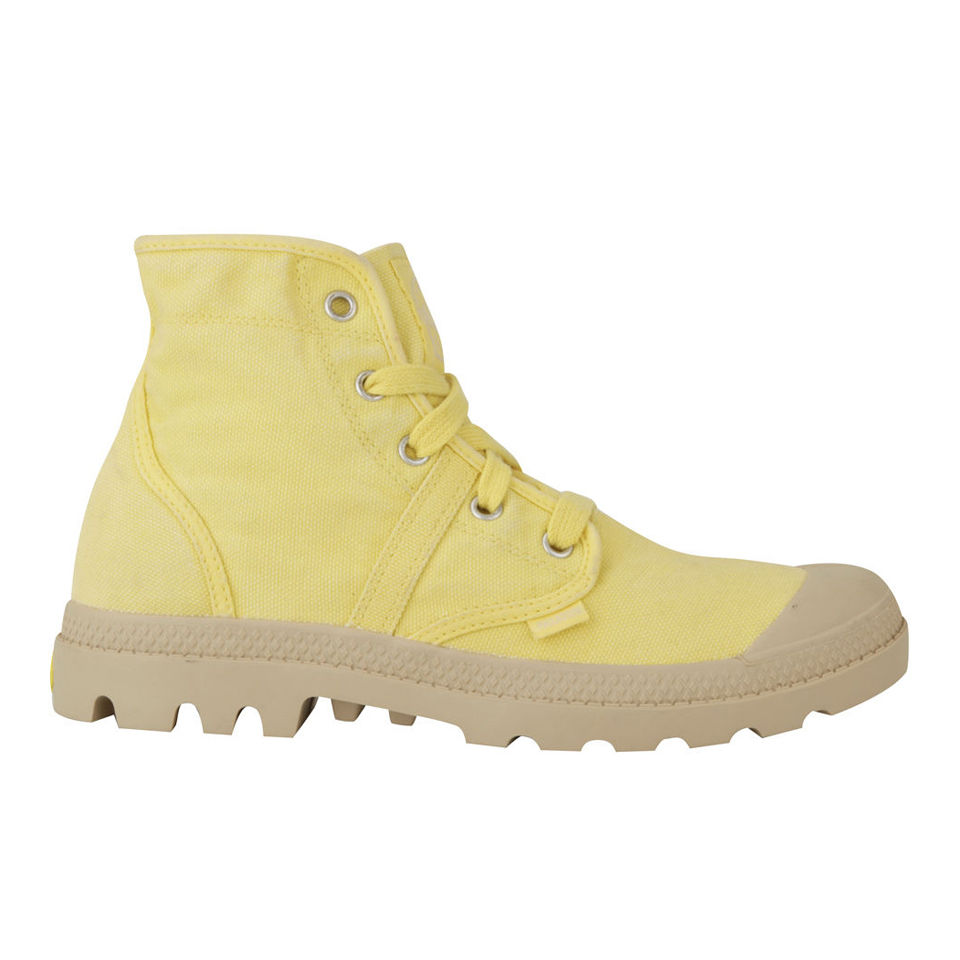 Palladium Women s Pallabrouse Boots Lemon Yellow Allsole