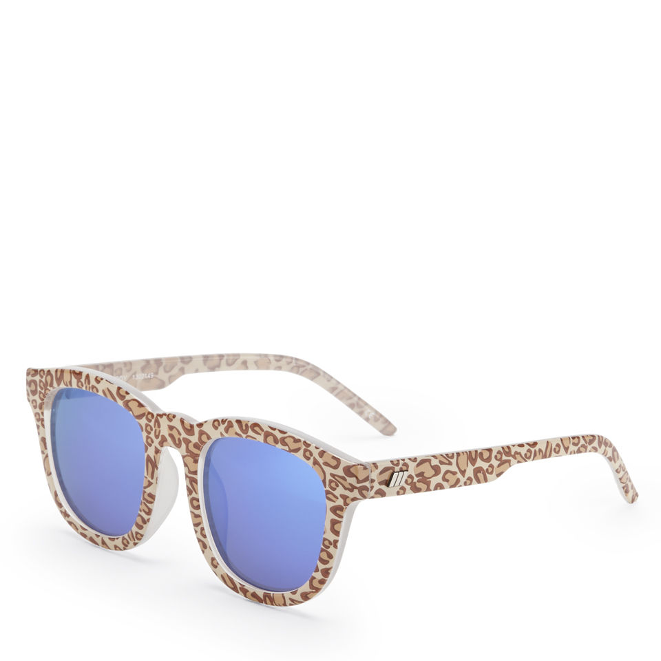 Le Specs Women's Noddy Cheetah Sunglasses - Cheetah