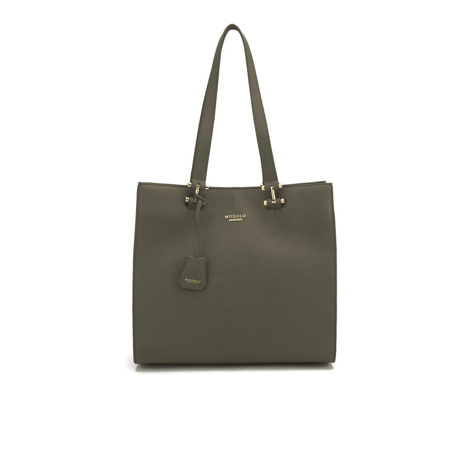 Modalu Women's Cara North South Tote Bag - Moss Green