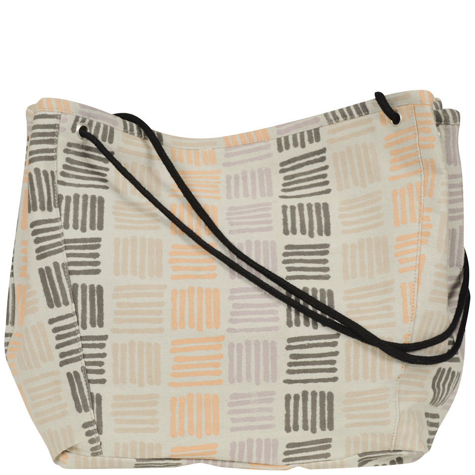 Kate Sheridan Stripes Print Marine Bag