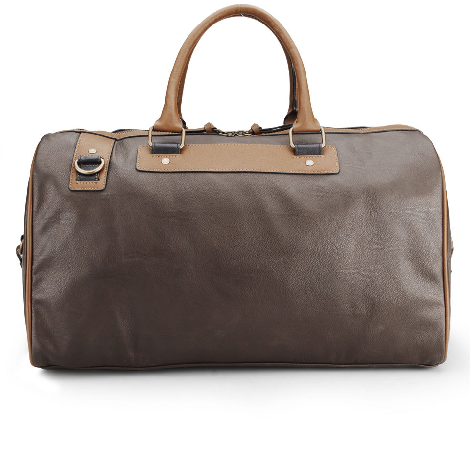 Ted Baker Dupond Central Stripe Holdall - Chocolate