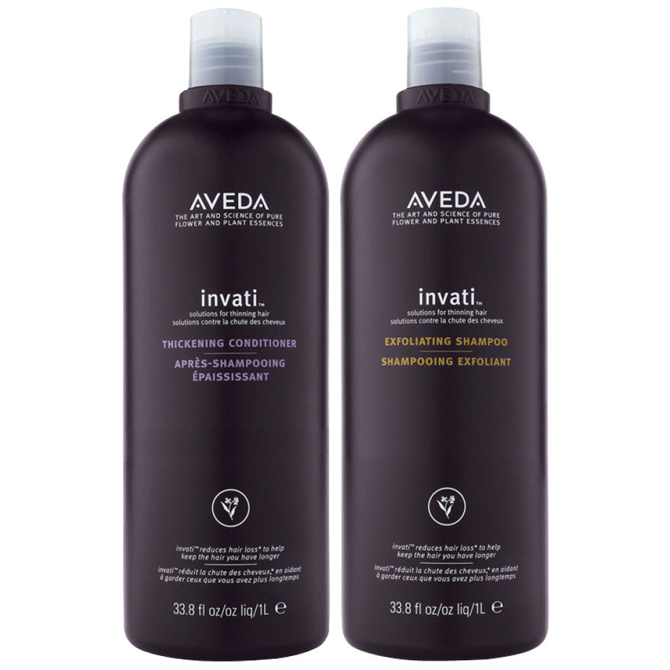 Aveda Invati Shampoo and Conditioner (2 x 1000ml Bundle)
