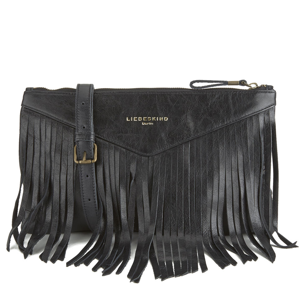 Liebeskind Women's Carol Fringe Crossbody Bag - Black