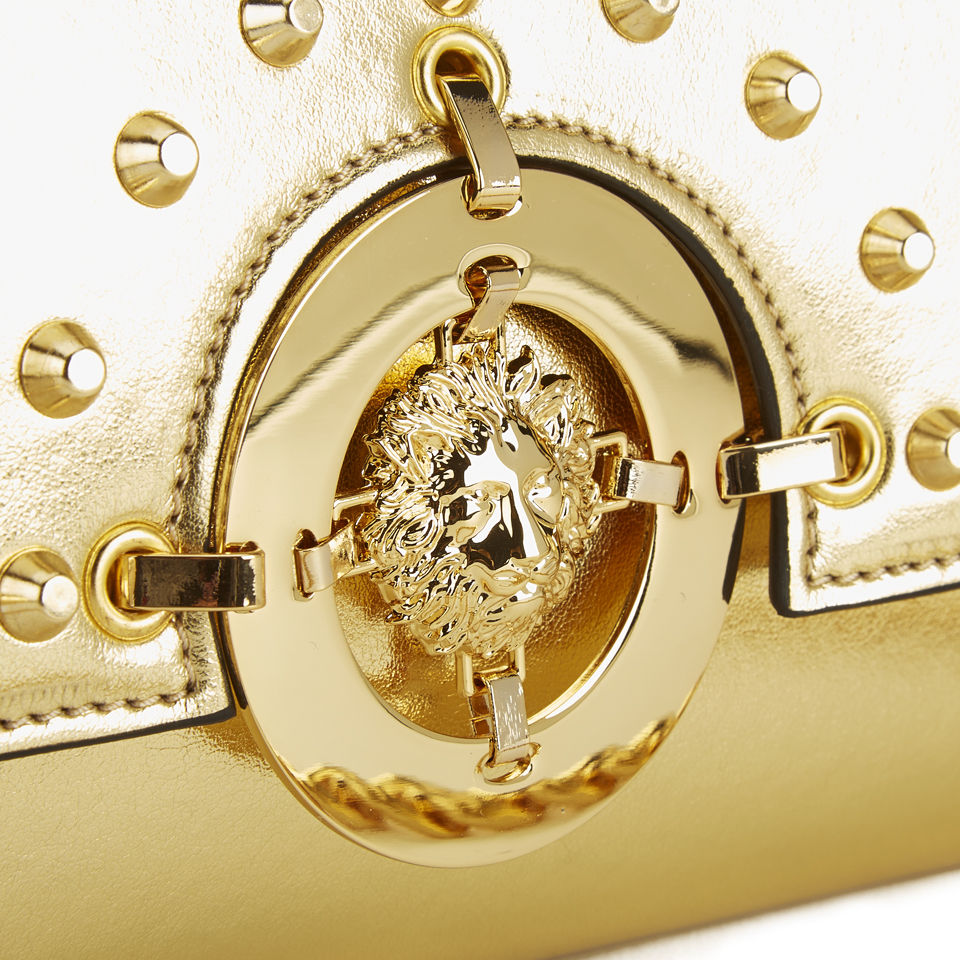 Versus Versace Women's Metalic Hardware Stud Clutch Bag - Gold