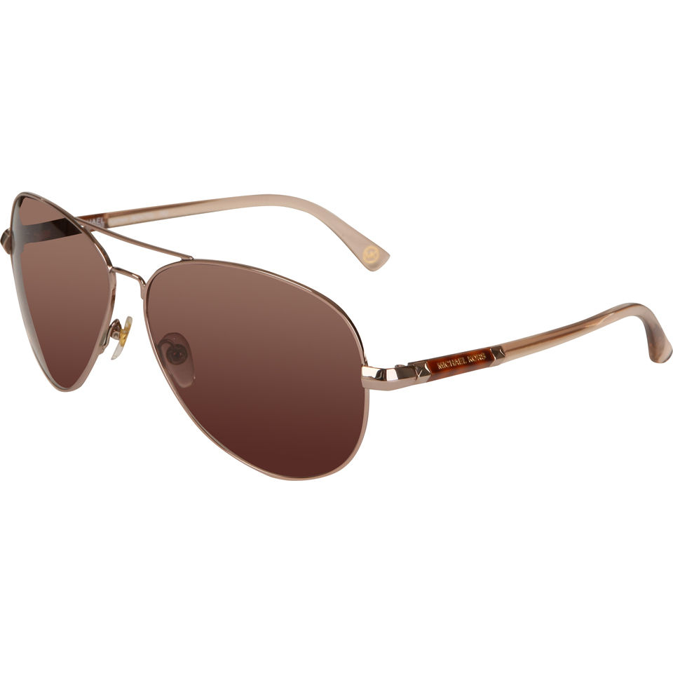 Michael kors aviator on sale sunglasses rose gold