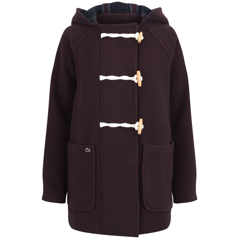 Lacoste Live Women s Duffel Coat Griottine Cherry Coggles