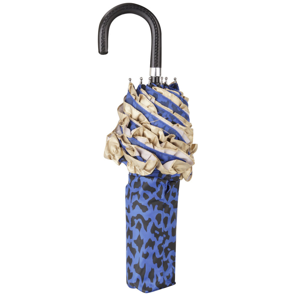 Paul's Boutique Leopard Print Umbrella - Blue