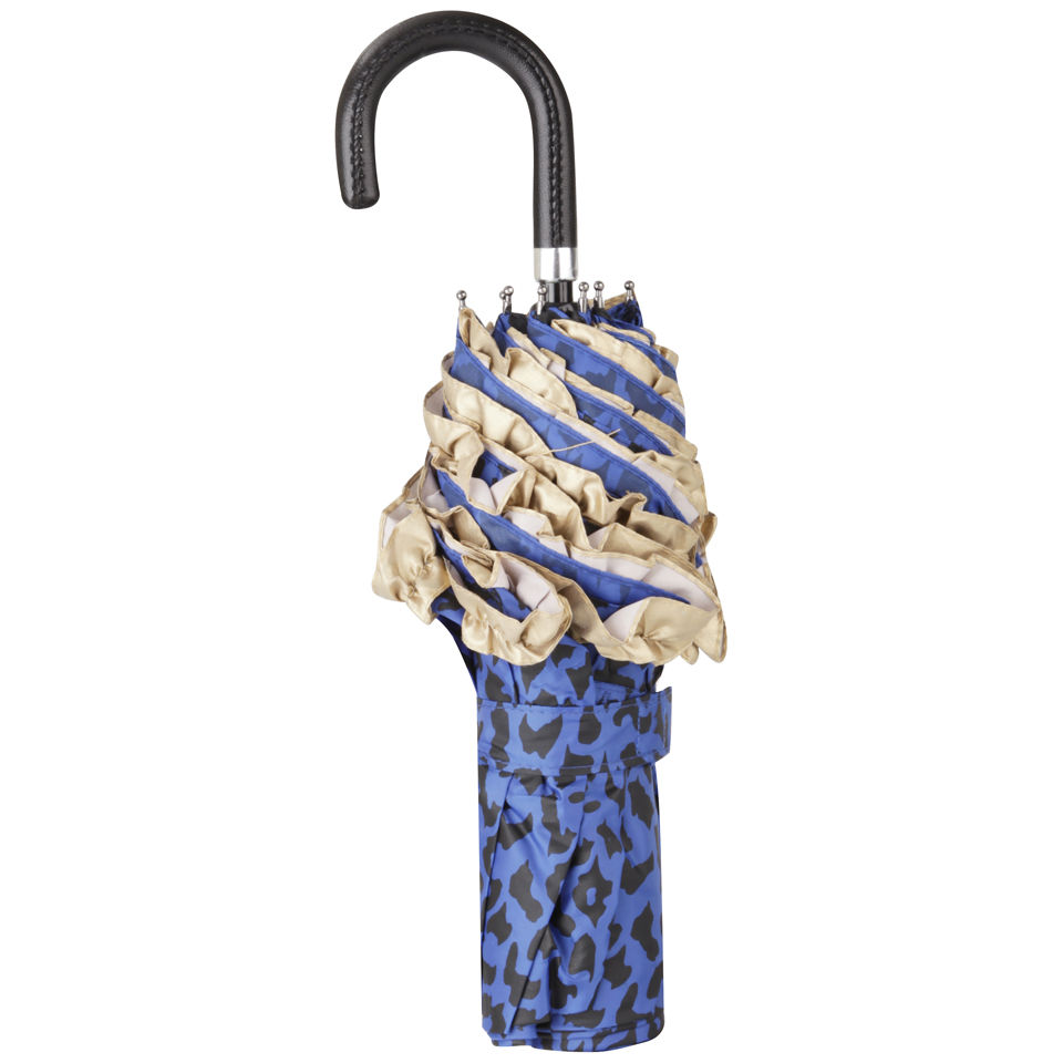 Paul's Boutique Leopard Print Umbrella - Blue