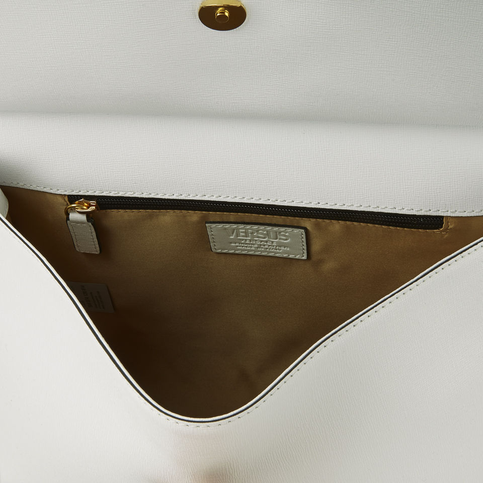 Versus Versace Women's Safety Pin Stud Tote Bag - White