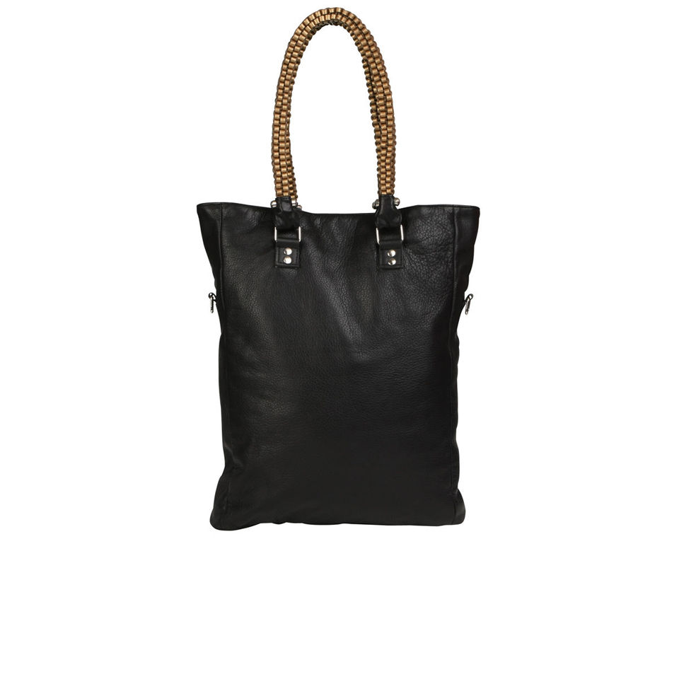 Kate Sheridan Exclusive to Red Direct Braid Tote - Black/Gold