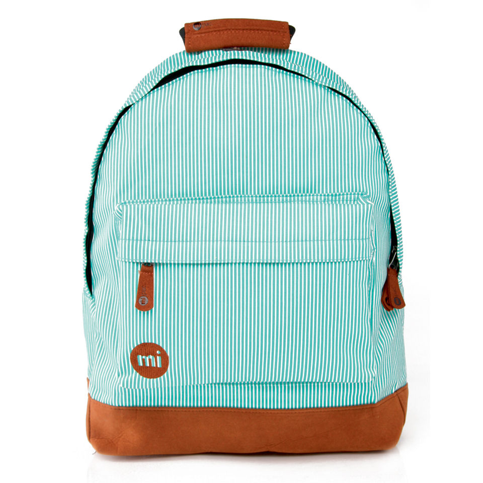 Premiums Candy Stripe Backpack Green FREE UK Delivery |