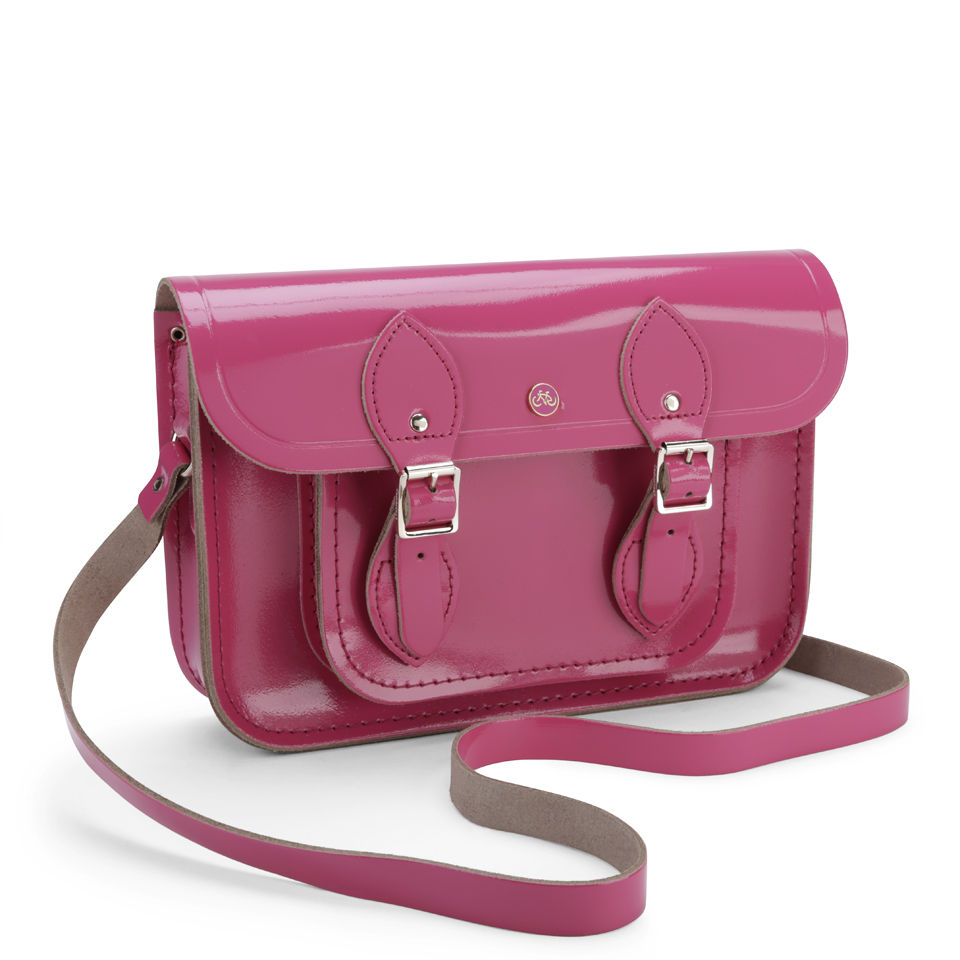 The Cambridge Satchel Company 11 Inch Patent Leather Satchel - Orchid