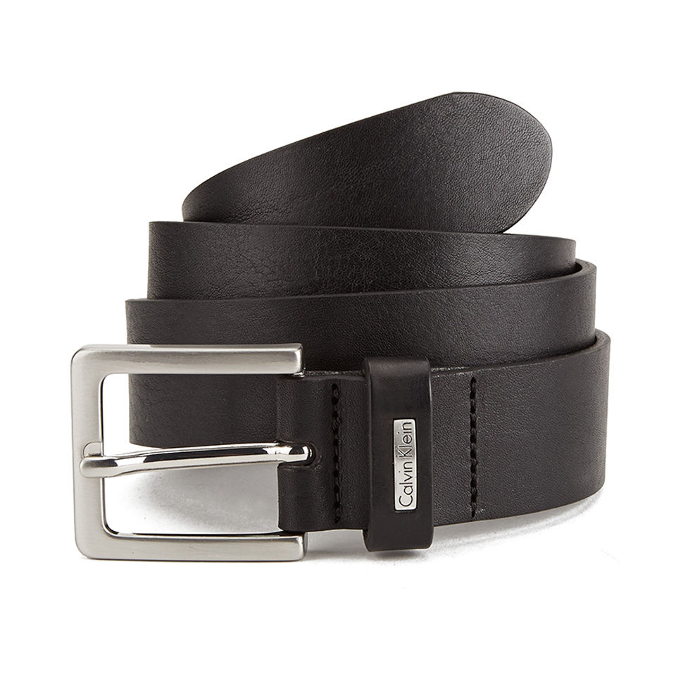 Calvin Klein Men's Mino Belt - Black Leather