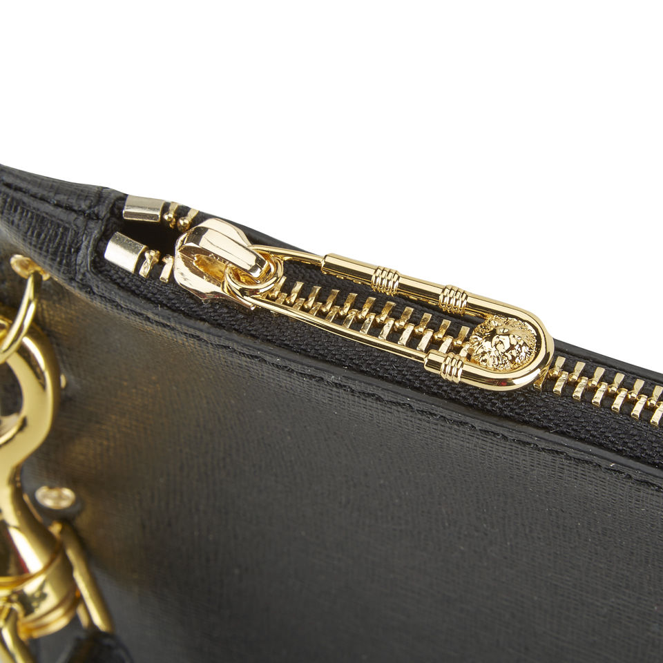 Versus Versace Women's Safety Pin Stud Clutch Bag - Black