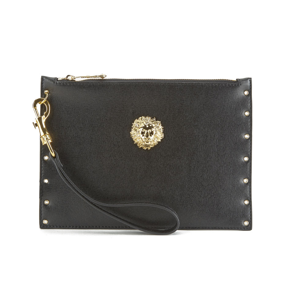 Versus Versace Women's Safety Pin Stud Clutch Bag - Black