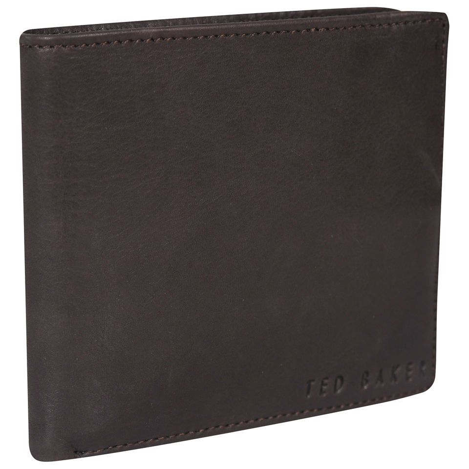 Ted Baker Brunwic Logo Wallet with Coin Pocket - Chocolate