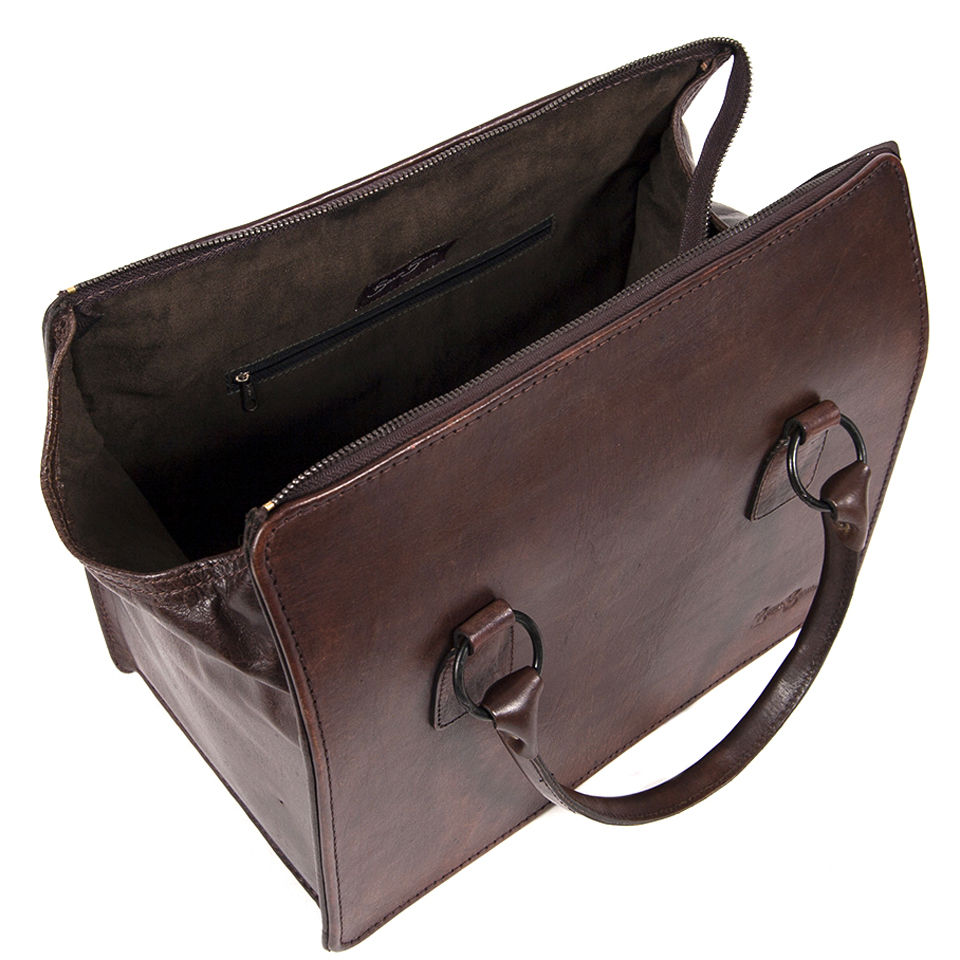 Beara Beara Emilia Leather Doctors Bag - Brown