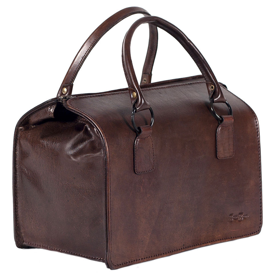Beara Beara Emilia Leather Doctors Bag - Brown