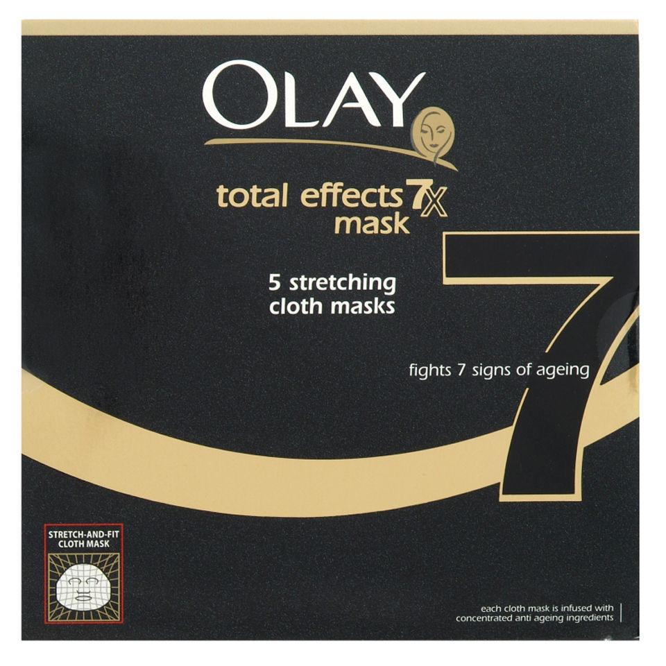 Olay Total Effects Mask 7-in-1 Anti-Ageing 5 Stretching Cloth Masks