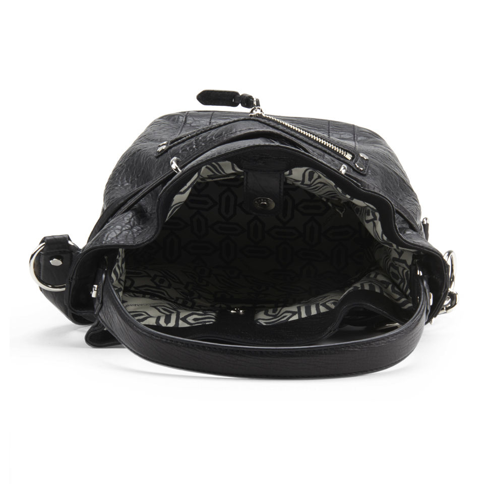 Rebecca Minkoff Harley Leather Bucket Bag - Black