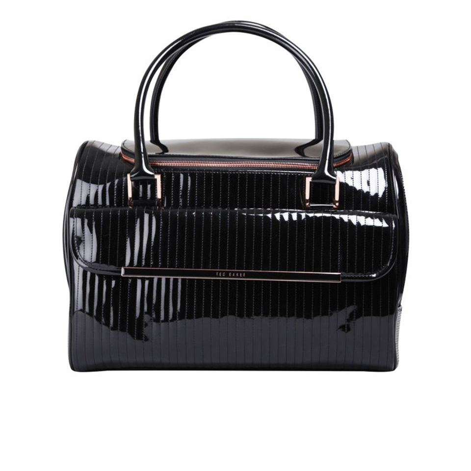 Ted Baker Caninie Quilted Enamel Dog Bag - Black
