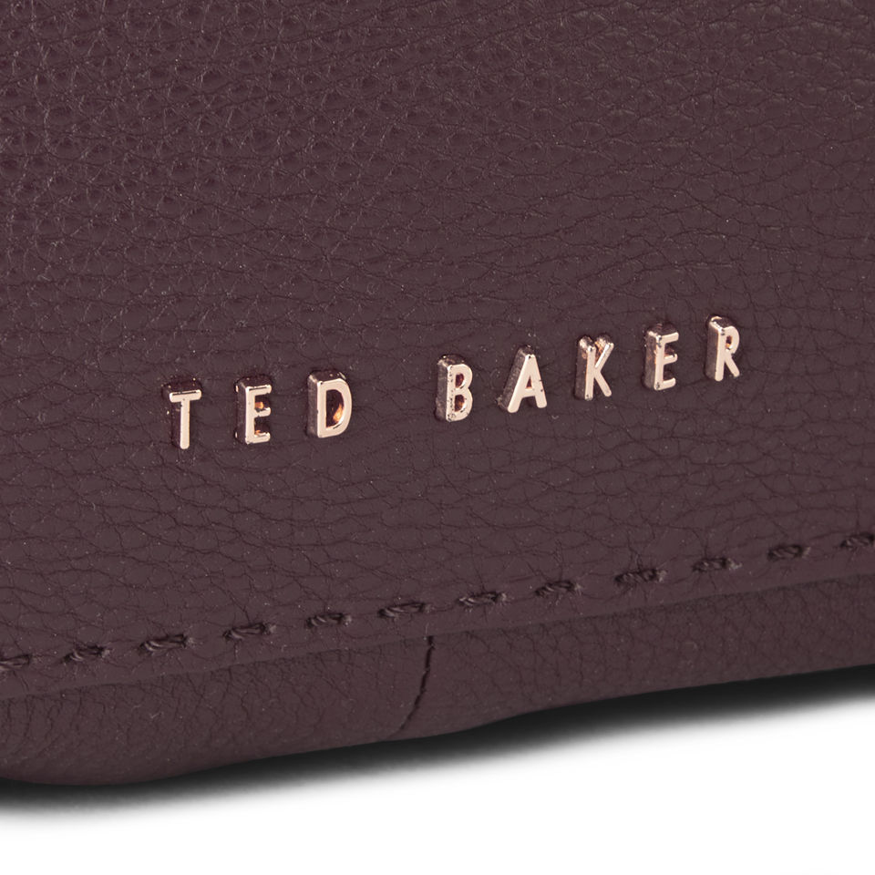 Ted Baker Stab Markun Stitch Tote Bag - Dark Brown