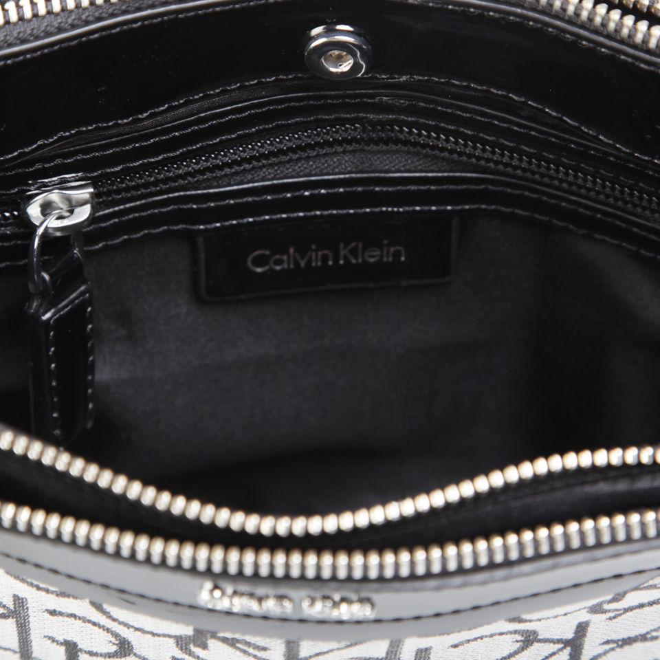 Calvin Klein Women's Jen 2 Double Zip Cross Body Bag - Spectator