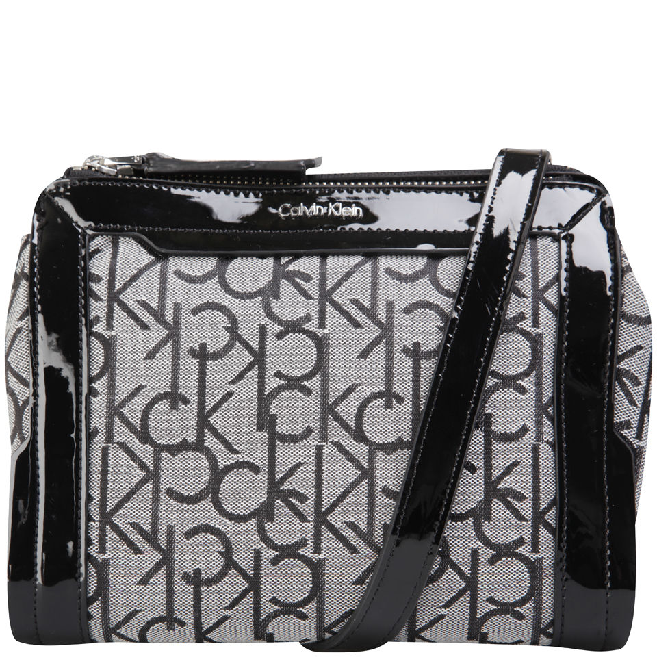 Calvin Klein Women's Jen 2 Double Zip Cross Body Bag - Spectator