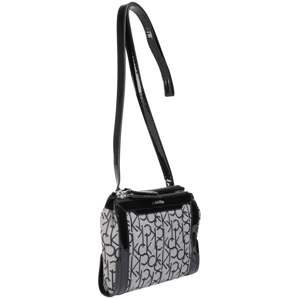 Calvin Klein Women's Jen 2 Double Zip Cross Body Bag - Spectator