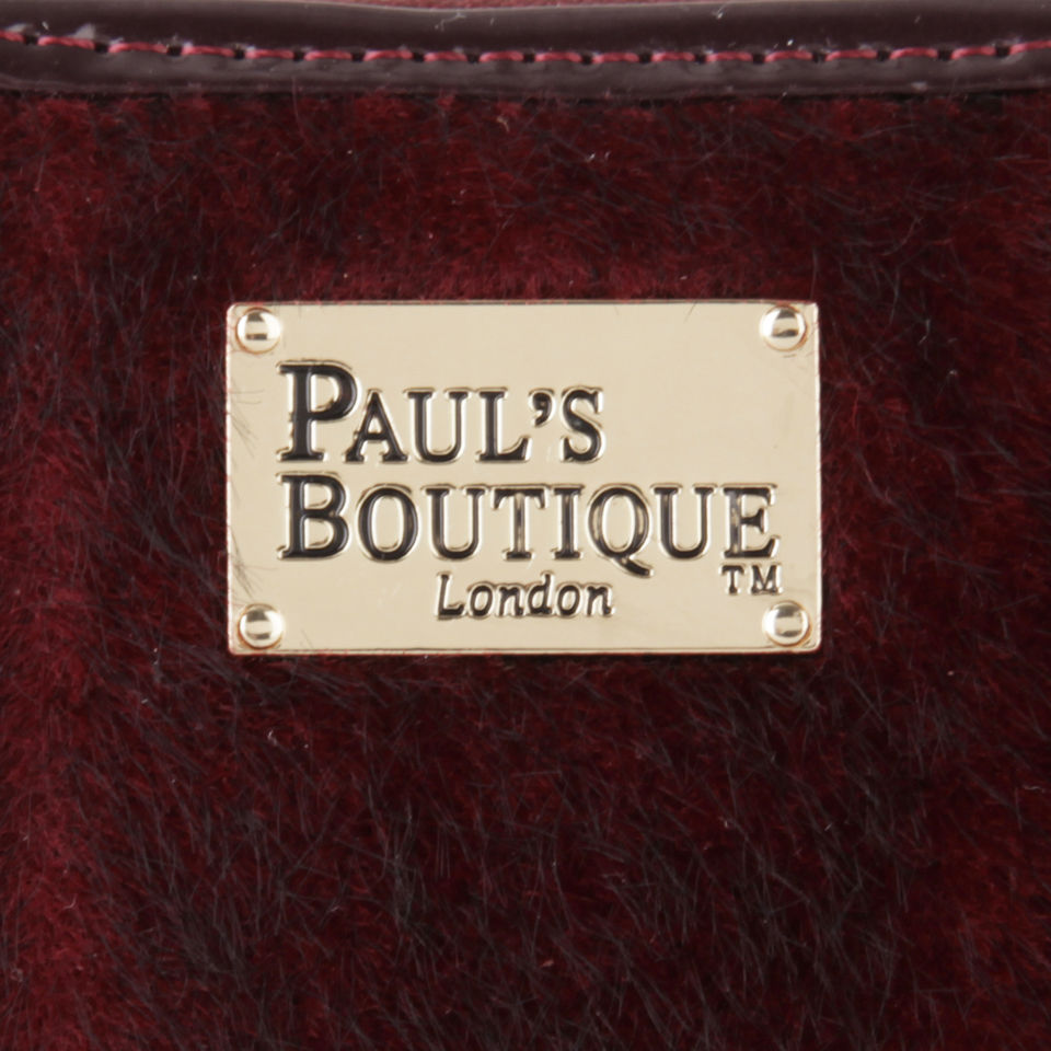 Paul's Boutique Maisy Pony Skin Bag - Burgundy