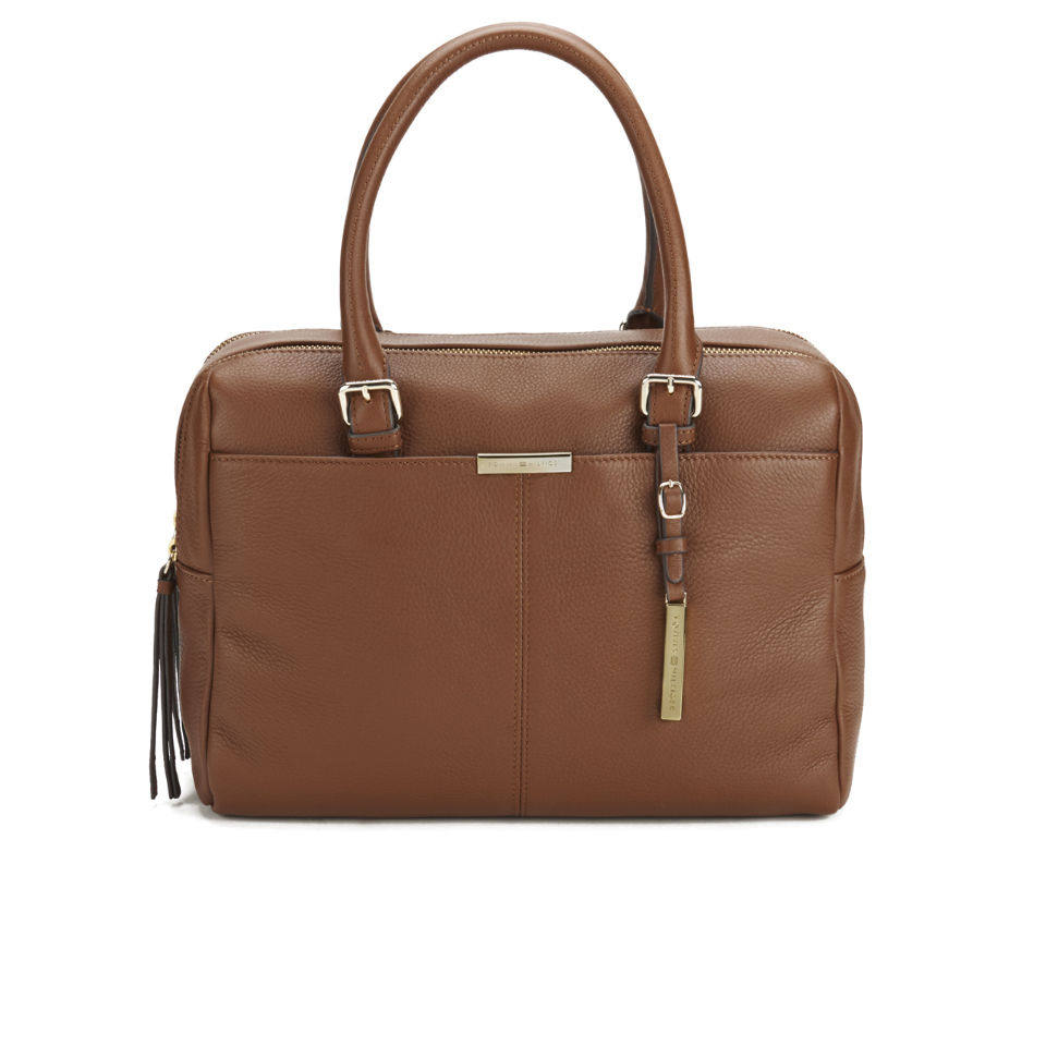 Tommy Hilfiger Women's Marnie Leather Bowler - Winter Cognac