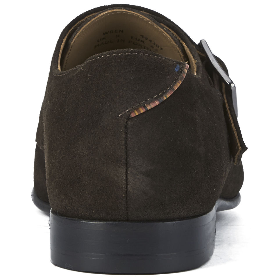 Paul Smith Shoes Men s Wren Single Buckle Suede Monk Shoes T Moro Coggles