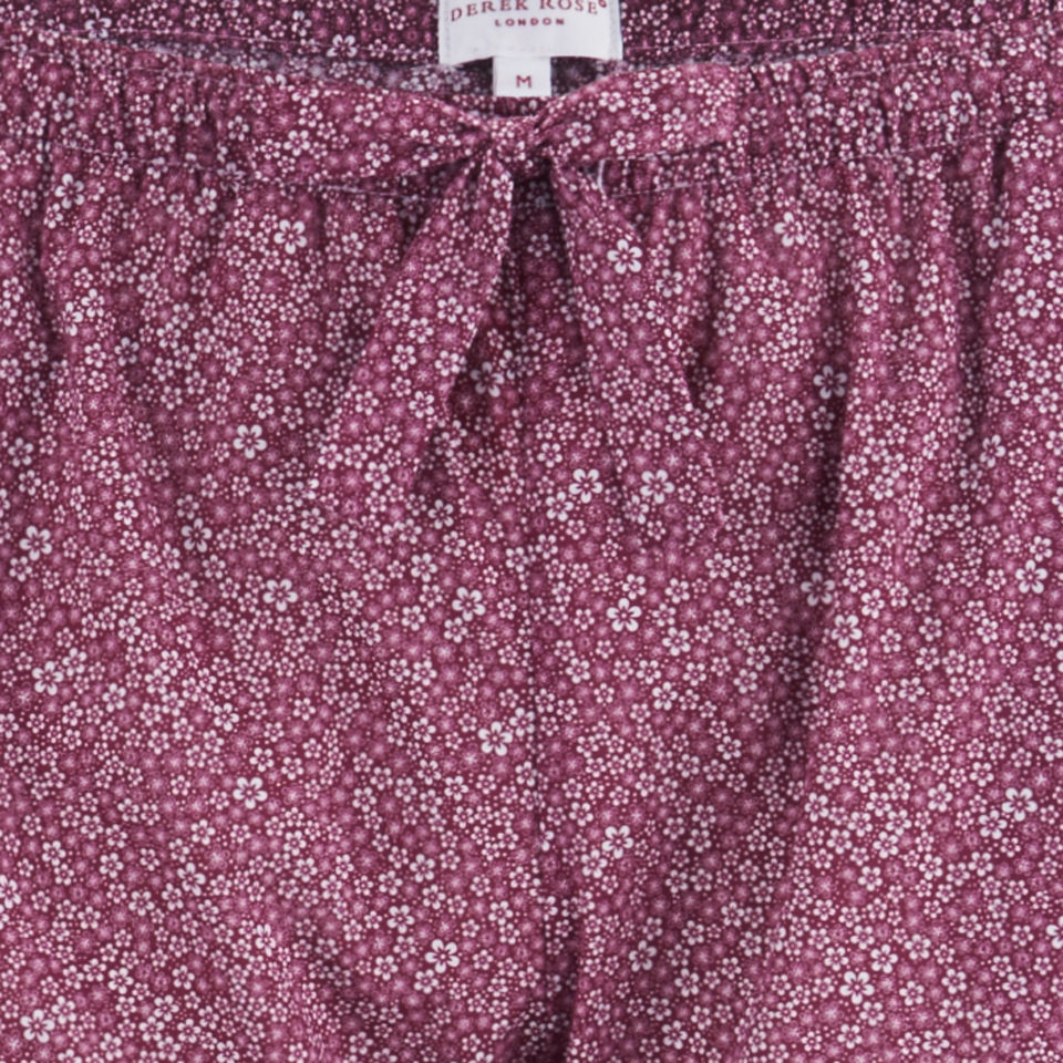 Derek Rose Women's Dixie 1 Trousers - Berry