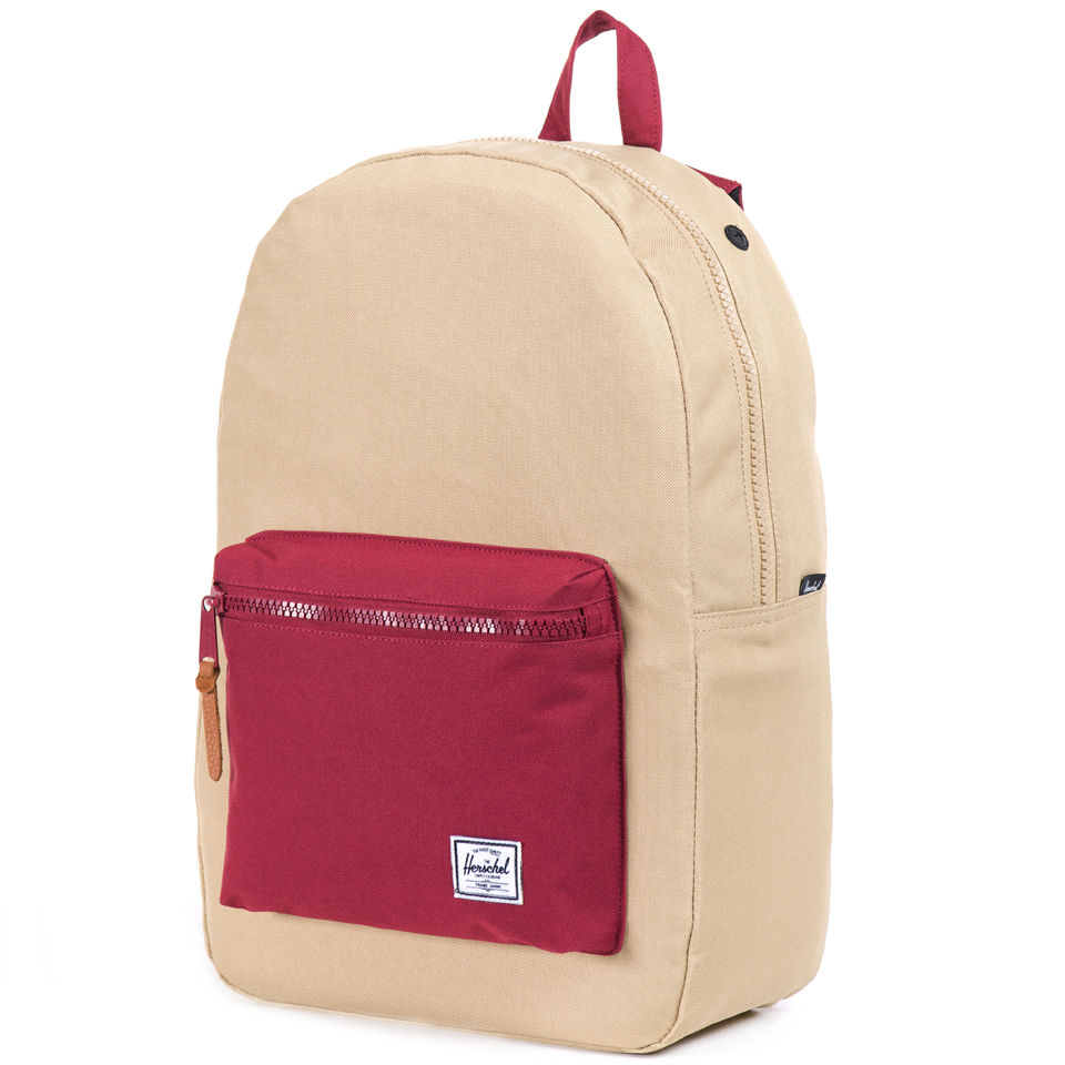 Herschel Supply Co. Settlement Backpack - Khaki/Burgundy