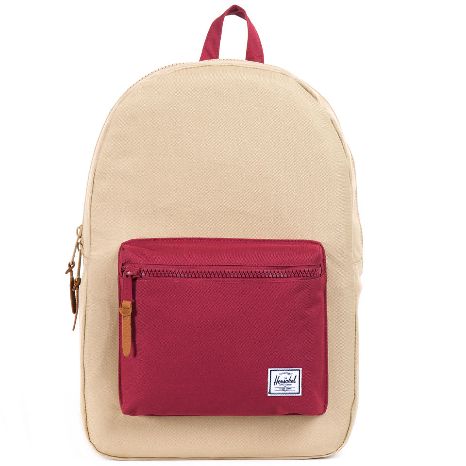 Herschel Supply Co. Settlement Backpack - Khaki/Burgundy