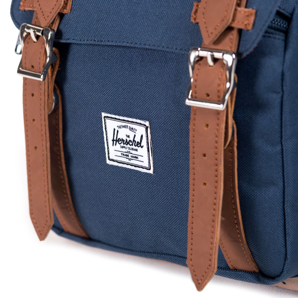 Herschel Supply Co. Little America Mid-Volume Backpack - Khaki Polka Dot/Navy